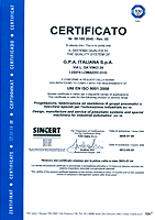GPA_TUV_ISO 9001 certificato 2009-2012