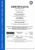 GPA_TUV_ISO 9001 certificato 2015-2018